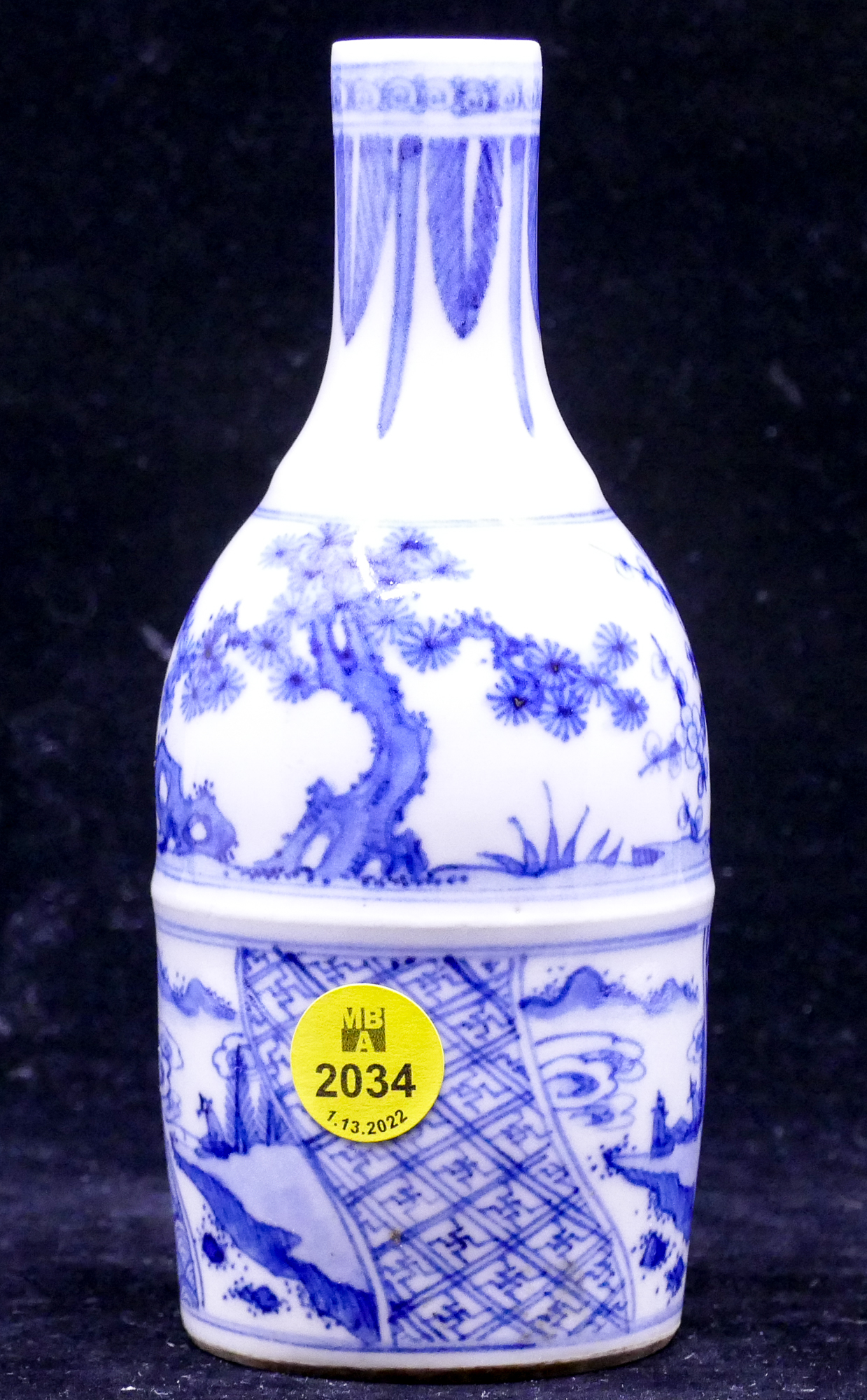 Appraisal: Japanese th Century Imari Sake Bottle- ''