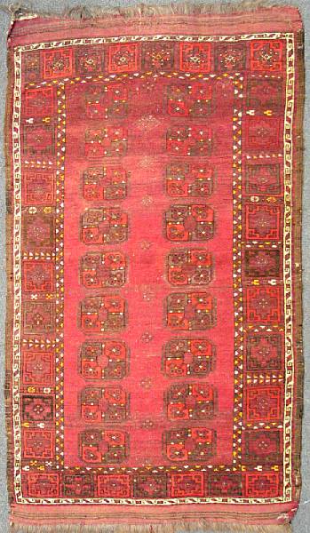 Appraisal: An Afghan rug size approximately ft in x ft in