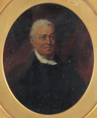 Appraisal: Samuel Lane Portrait of Mr Palgrave half-length wearing a black