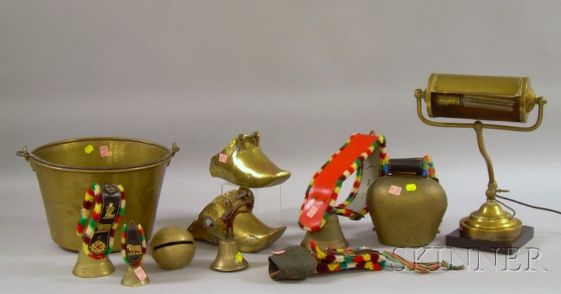 Appraisal: Seven Country and Ethnographic Brass and Metal Bells a Brass