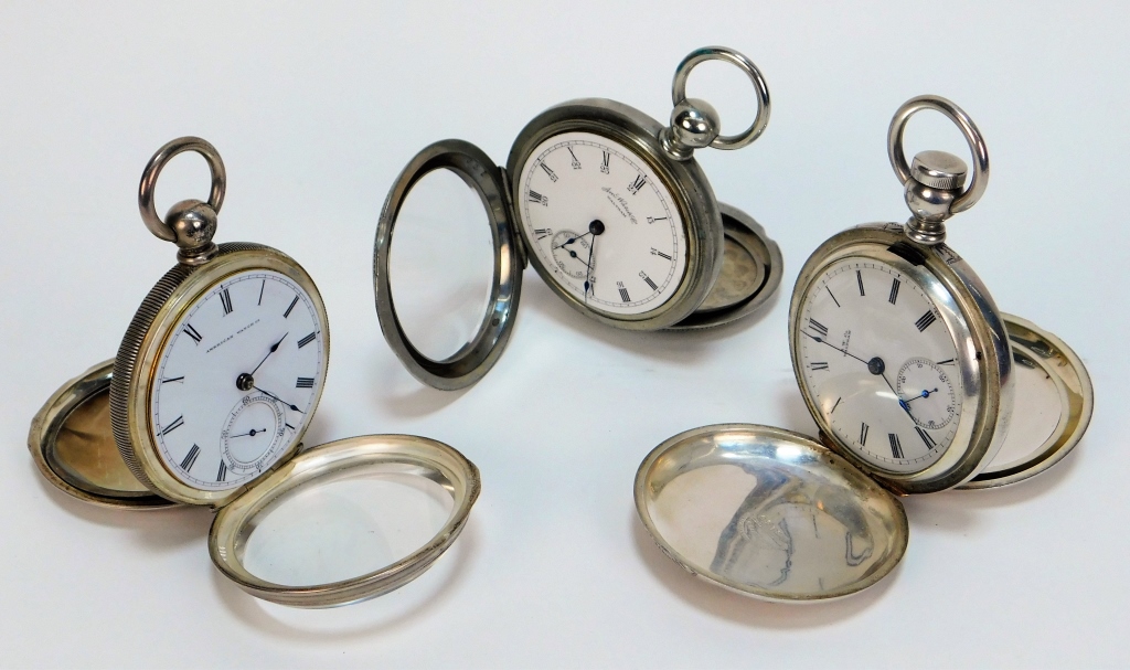 Appraisal: WALTHAM WATCH CO ASSORTED POCKET WATCHES Massachusetts Late th-Early th