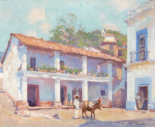 Appraisal: Alson Skinner Clark - Hacienda signed 'Alson Clark' lower right