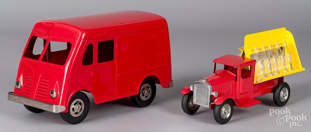 Appraisal: Reproduction Metalcraft Coca-Cola delivery truck Reproduction Metalcraft Coca-Cola delivery truck