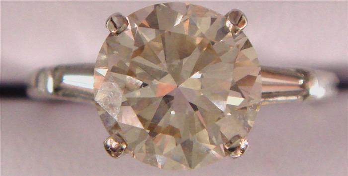 Appraisal: - carat brilliant cut diamond K-VS mounted in a prong