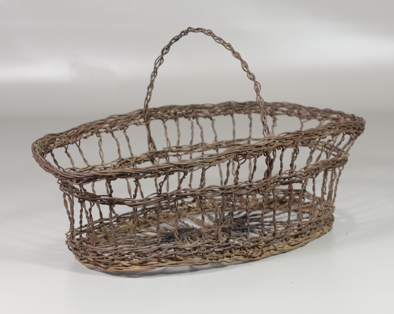 Appraisal: Oval Wire Basket l x w x h RCA LLC