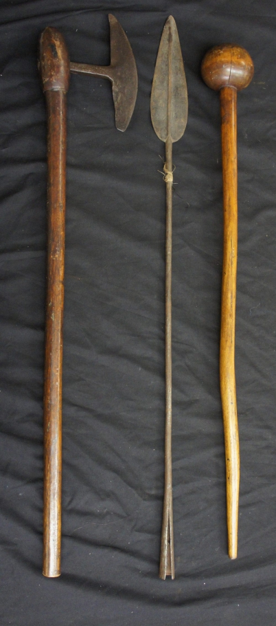 Appraisal: A collection of th century South African Tribal weapons