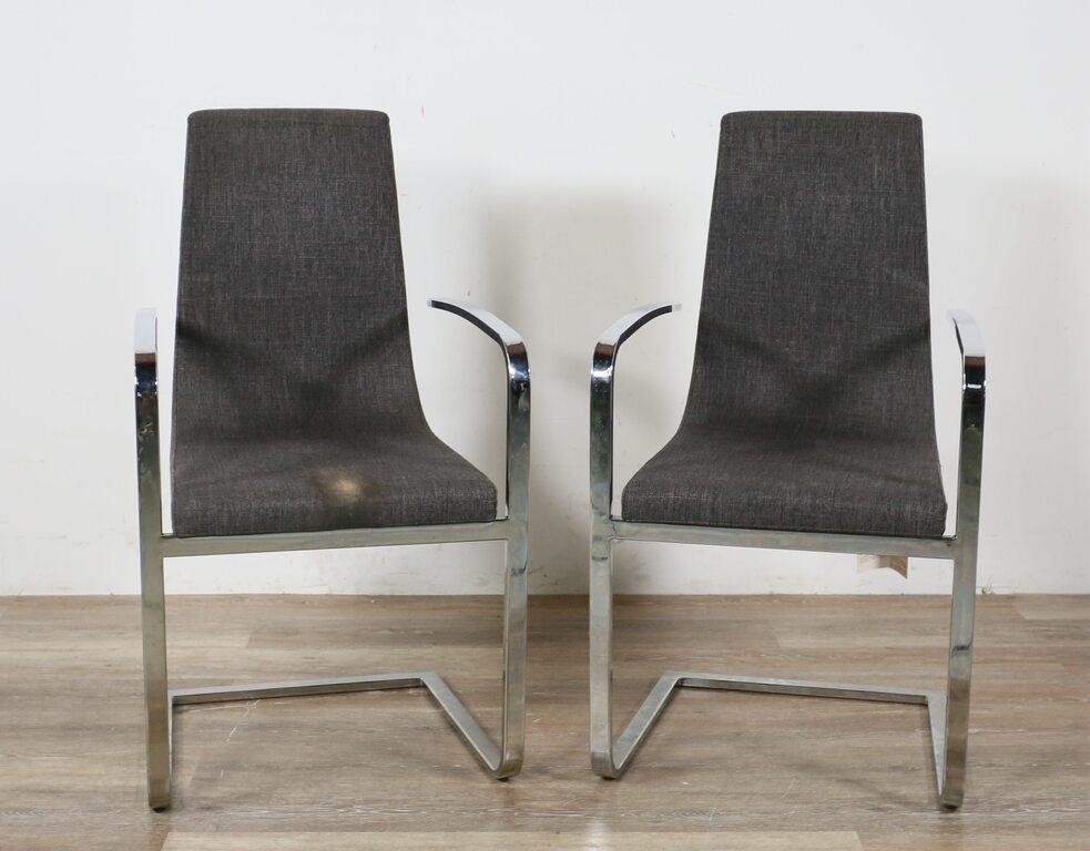 Appraisal: PAIR OF CALLIGARIS ITALIAN MODERN END CHAIRSPair of Calligaris Italian