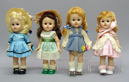 Appraisal: Lot of HP MLW Vogue Ginny dolls Platinum blonde flip