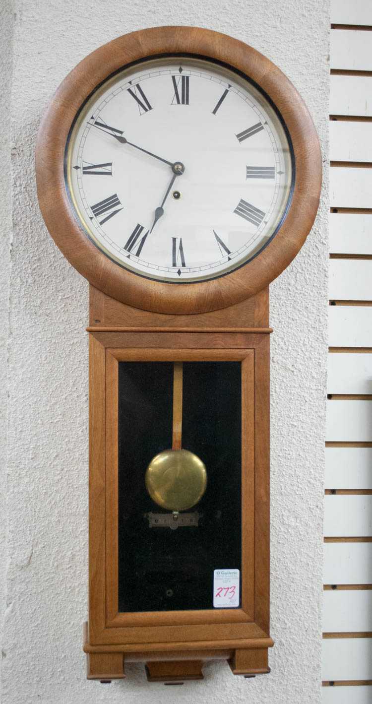 Appraisal: SETH THOMAS LONG CASE WALL CLOCK Seth Thomas Clock Co