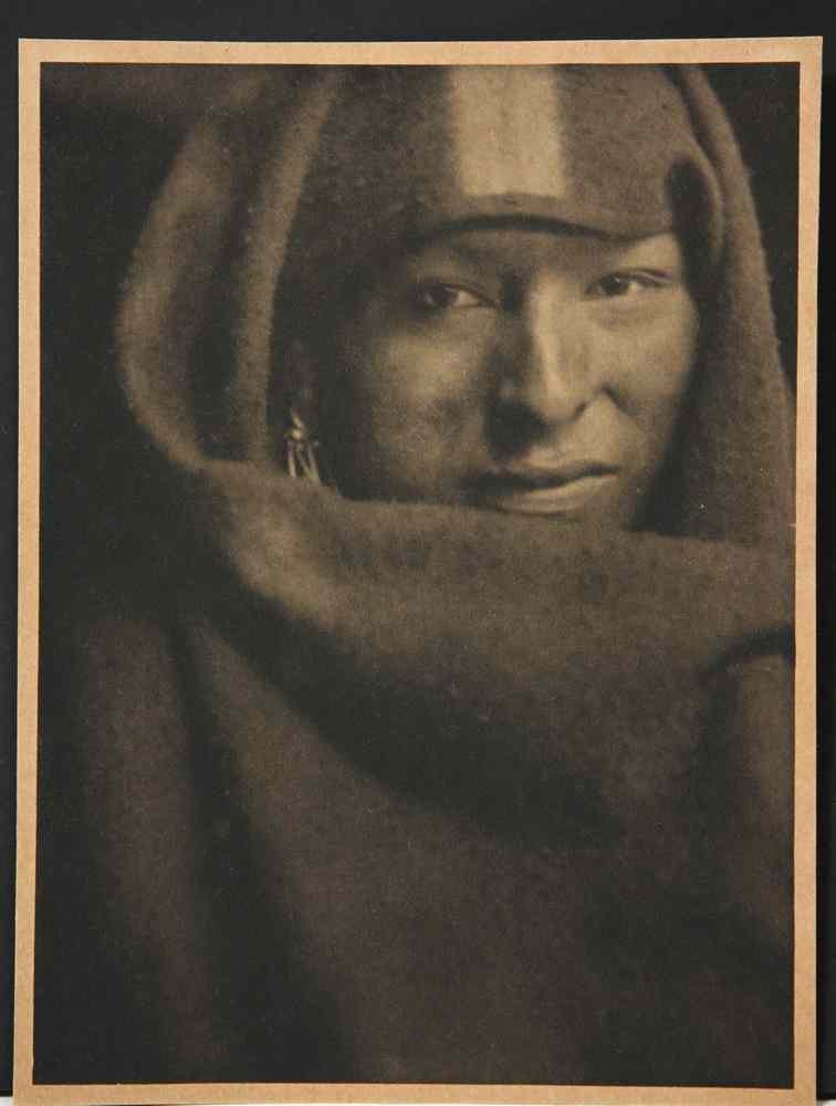 Appraisal: PHOTOGRAVURE - Original Photogravure Portrait of Hopi Indian Woman by