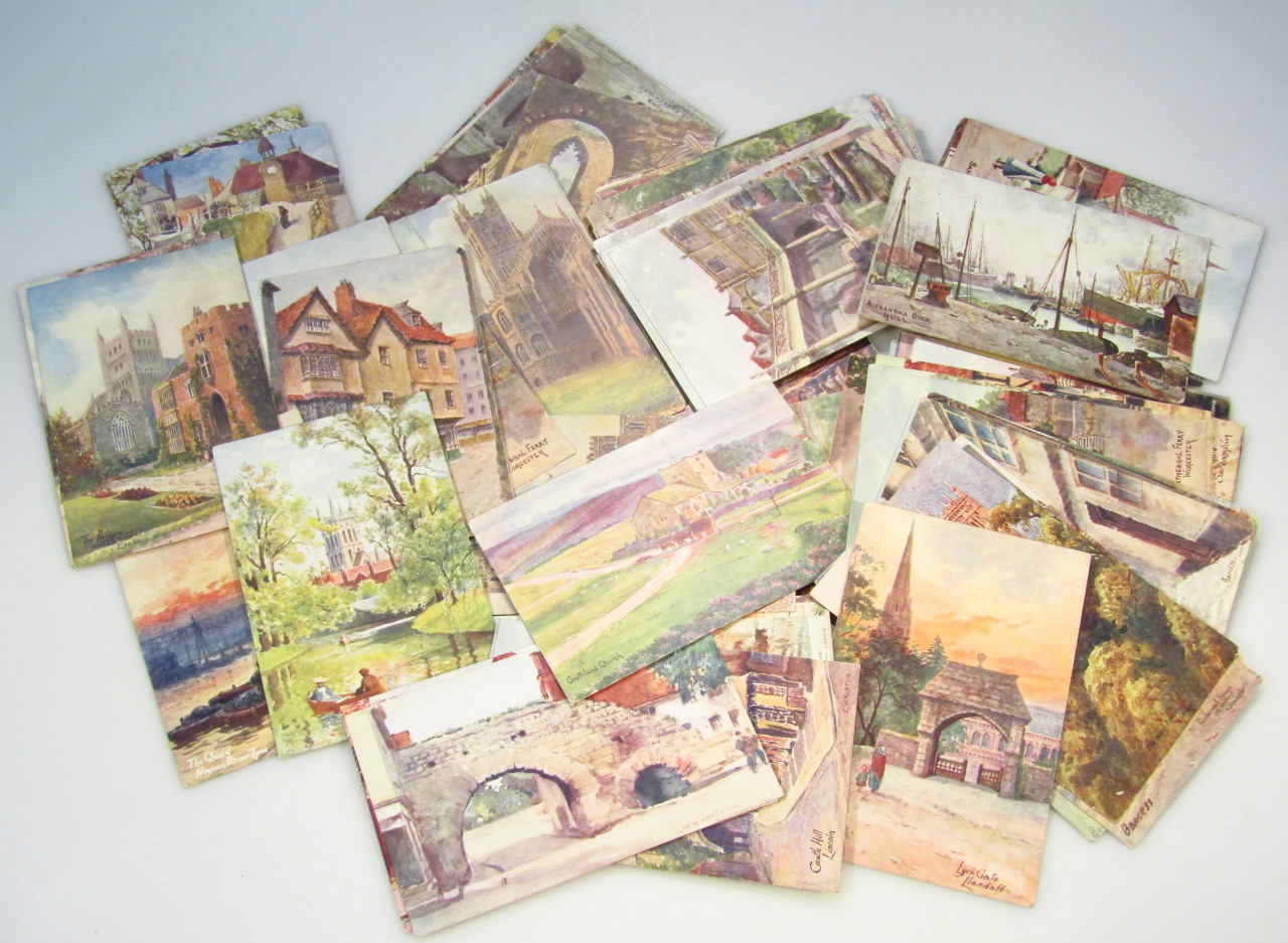 Appraisal: Various postcards comprising JW Ruddock Of Lincoln postcards showing various