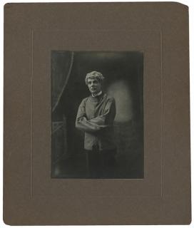 Appraisal: Escapology Portrait Photograph N p ca s Silver print three-quarter