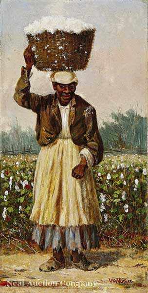 Appraisal: William Aiken Walker American South Carolina - Woman with Cotton