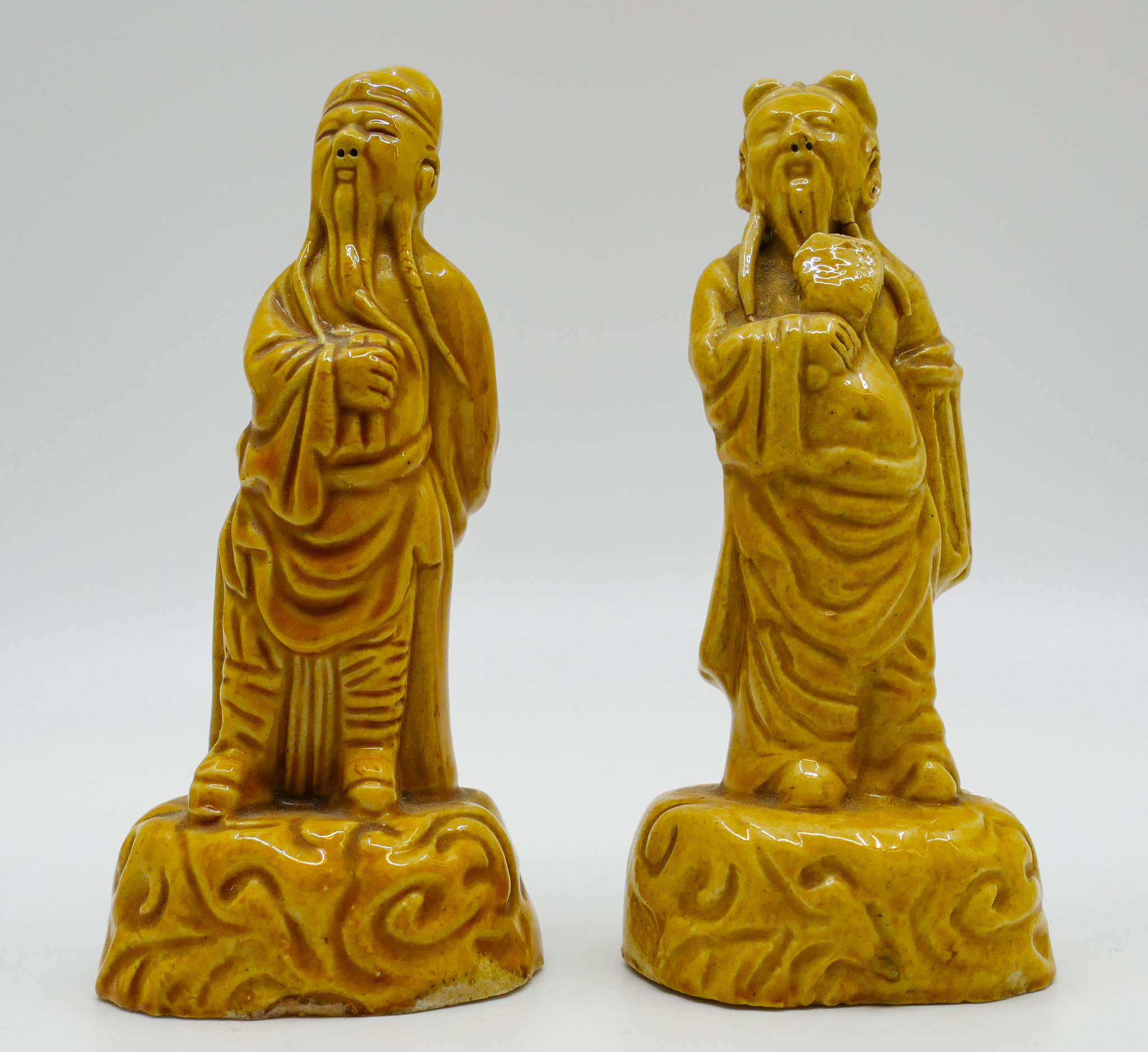 Appraisal: pc Old Chinese Export Porcelain Small Figures '' and ''