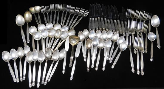 Appraisal: SILVER Manchester Silver Co Providence RI sterling silver flatware pattern