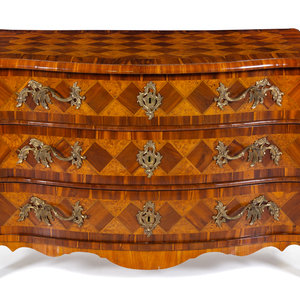 Appraisal: A German or Austrian Parquetry Commode Early th Century Height