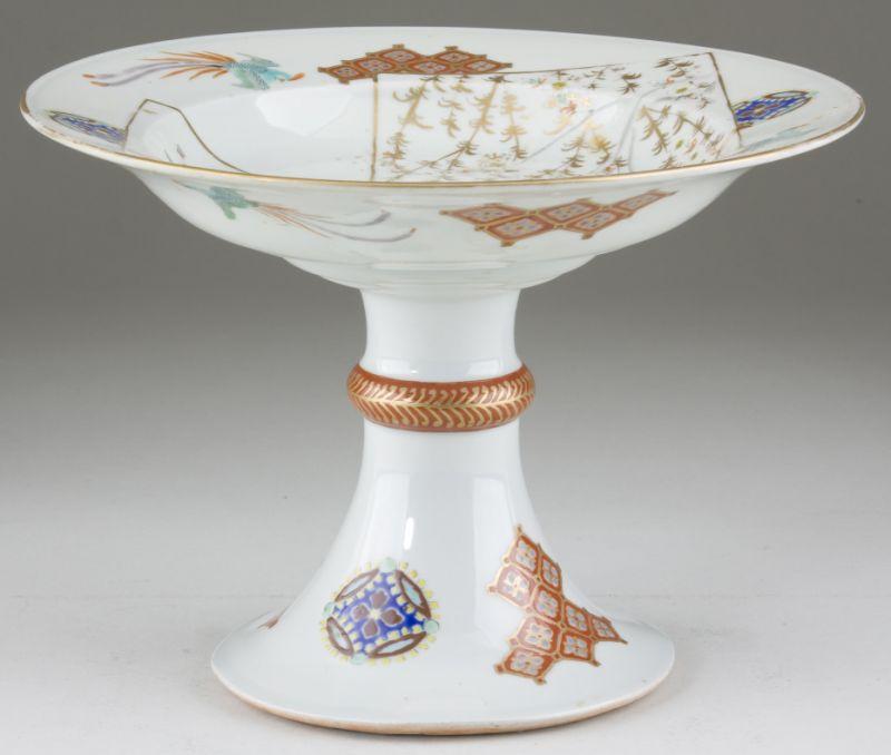 Appraisal: Fukagawa Imari Porcelain Compote rd quarter th century the bowl