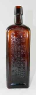 Appraisal: Bitters bottle Bitters- square marked vertically 'Dr A S Hopkins