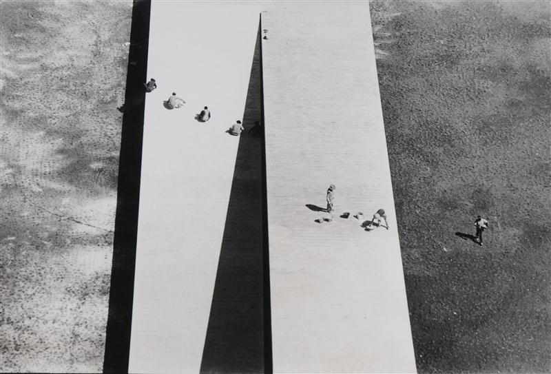 Appraisal: HENRI CARTIER-BRESSON - AERIAL VIEW OF WORKERS C Gelatin silver