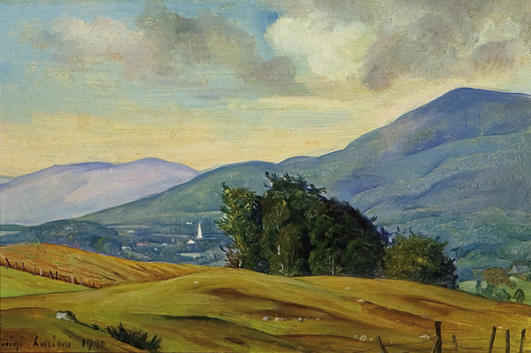 Appraisal: Luigi Lucioni American - View of the Valley oil on