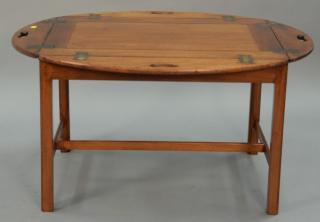 Appraisal: Mahogany tray top made into a coffee table top is