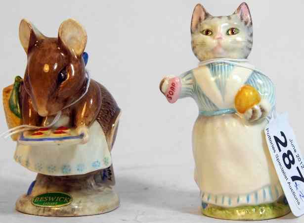 Appraisal: Beswick Beatrix Potter Figures Apply Dapply and Tabitha Twitchett both