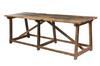 Appraisal: DINING TABLE - Early French plank top dining table with