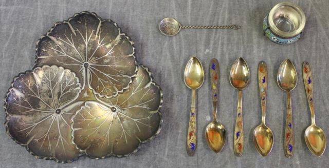 Appraisal: and STERLING Miscellaneous Hollow Ware Includes a Reed Barton leaf