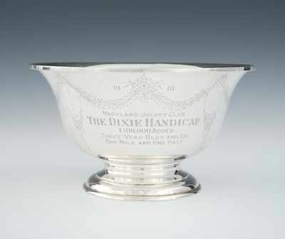 Appraisal: A Large Sterling Silver Paul Revere Reproduction Bowl by Stieff