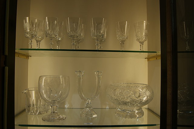 Appraisal: A COLLECTION OF TEN COMMEMORATIVE ETCHED GLASSES by Brierley a