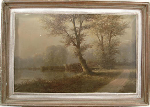 Appraisal: JALLEN th Century FRENCH LANDSCAPE Early to mid th century