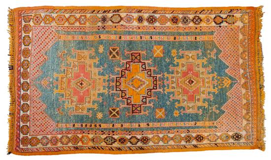 Appraisal: Sale Lot A Moroccan Rug th century feet inches x