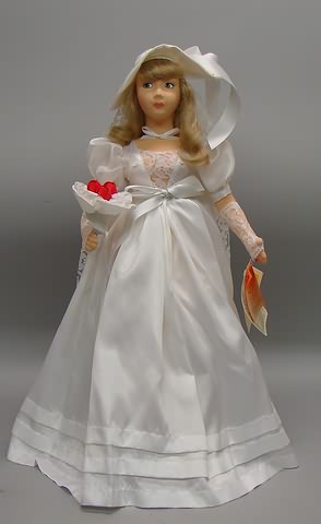 Appraisal: Lenci felt doll Bride Bibija dressed in a white satin