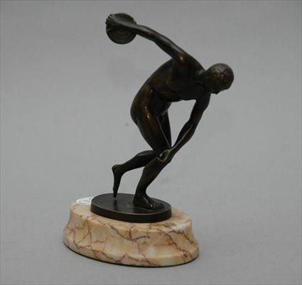 Appraisal: Bronze Figure of a Discus Thrower