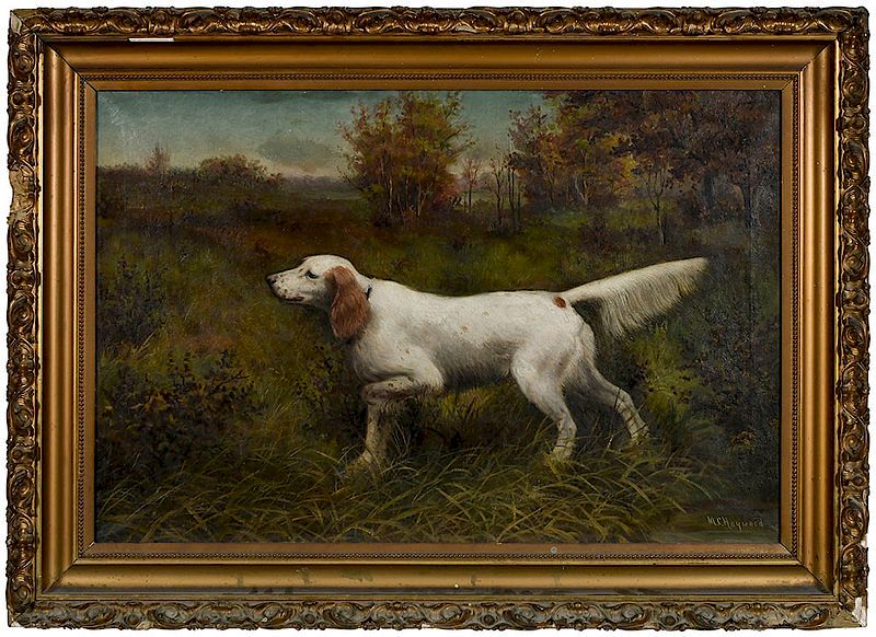 Appraisal: Mary Carolyn Haywood Philadelphia b English Setter signed lower right