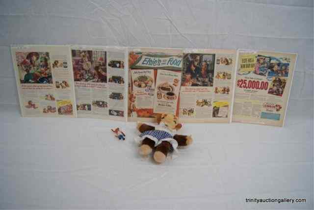 Appraisal: Vintage Bordon's Elsie Dolls AdvertisementsThis i for a group of