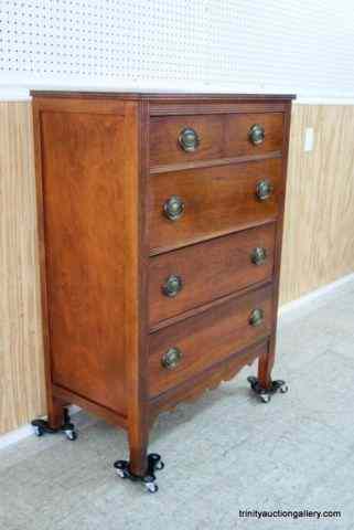 Appraisal: Vintage Mahogany Drawer Chest of DrawersFrom the 's to early