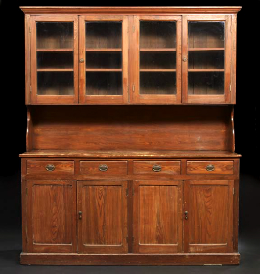 Appraisal: Vernacular Southern American Cabinet late th century constructed of southern