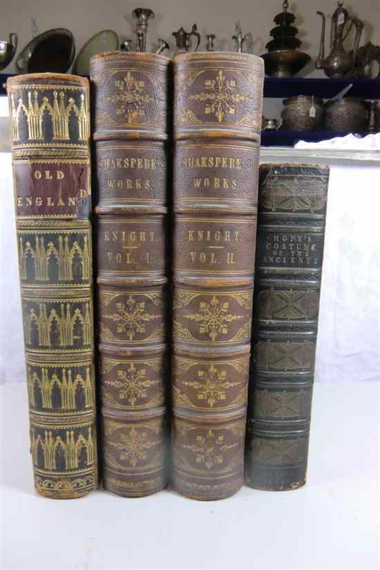 Appraisal: KNIGHT C THE WORKS OF SHAKESPEARE two vols calf Virtue