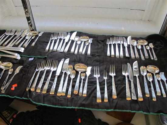 Appraisal: COMPREHENSIVE MEXICAN STERLING SILVER CODAN CUTLERY SUITE FOR TEN WITH