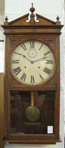 Appraisal: SETH THOMAS OFFICE REGULATOR WALL CLOCK American c having a