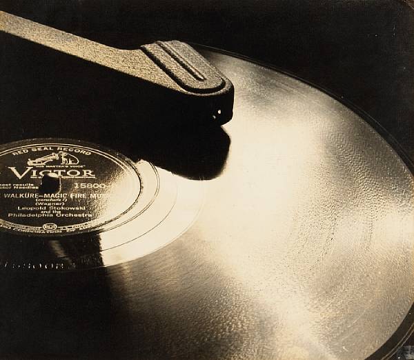 Appraisal: T Lux Feininger American born Victor Record - Gelatin silver