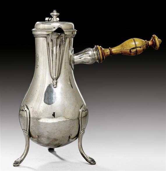 Appraisal: COFFEE POT Last third of the th century Maker's mark