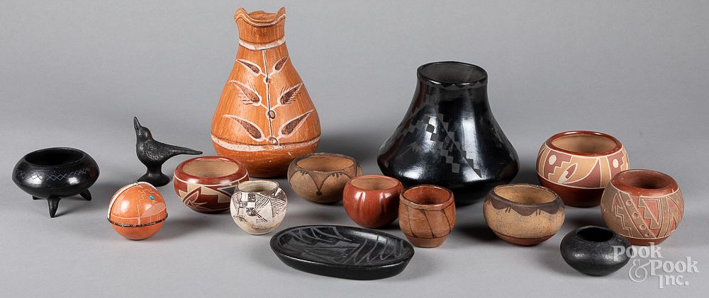 Appraisal: Group of Native American Indian and tribal potter Group of