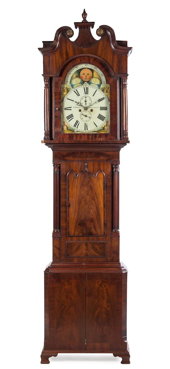 Appraisal: Sale Lot A Victorian Mahogany Tall Case Clock w hirst