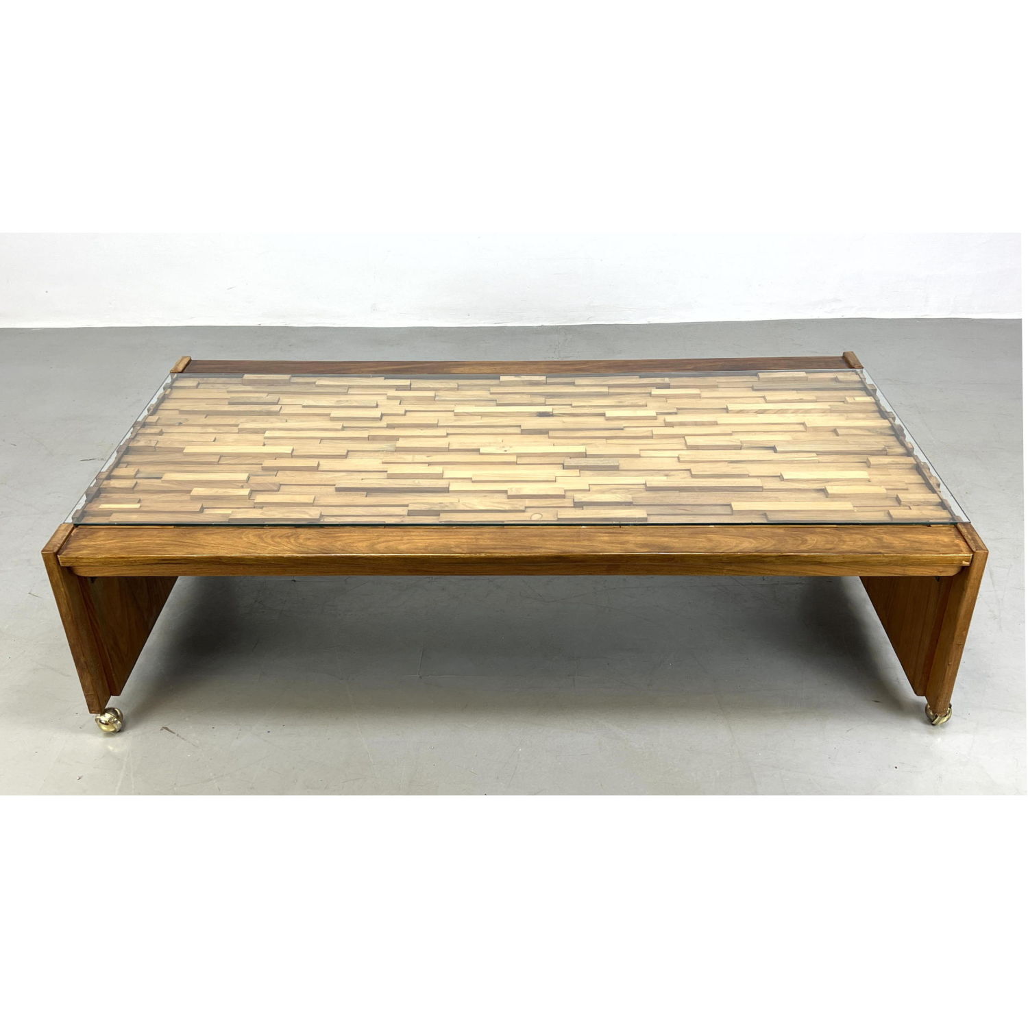 Appraisal: Brazilian PERCIVAL LAFER Sculptural Coffee Table Dimensions H inches W