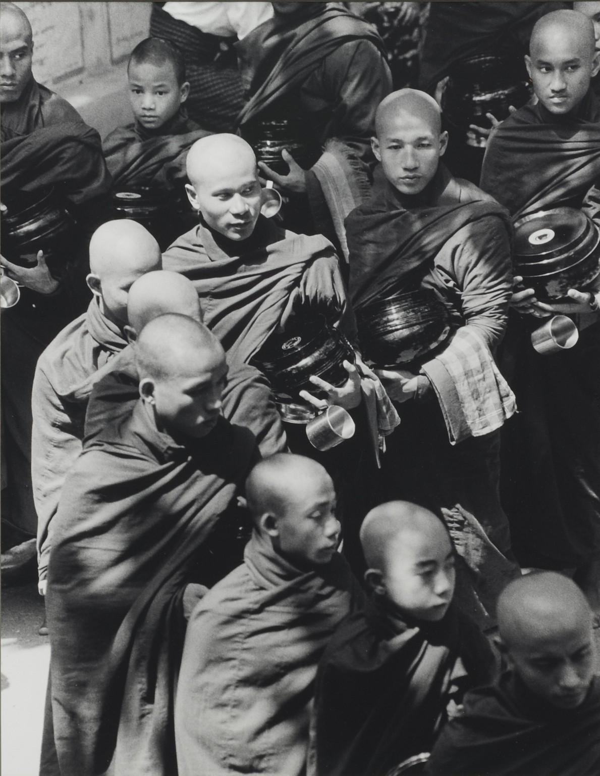 Appraisal: Michael Paxton American th Century photograph Buddhist Monks - x