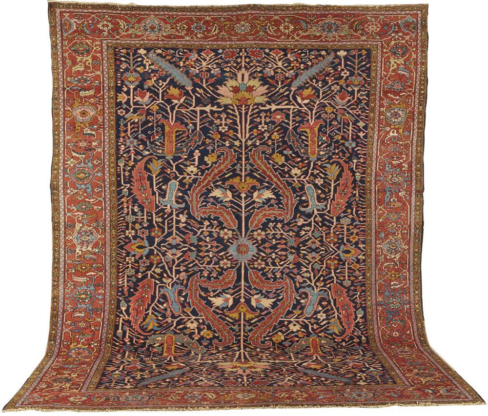 Appraisal: Heriz Carpet Persia ca ft x ft in Provenance The