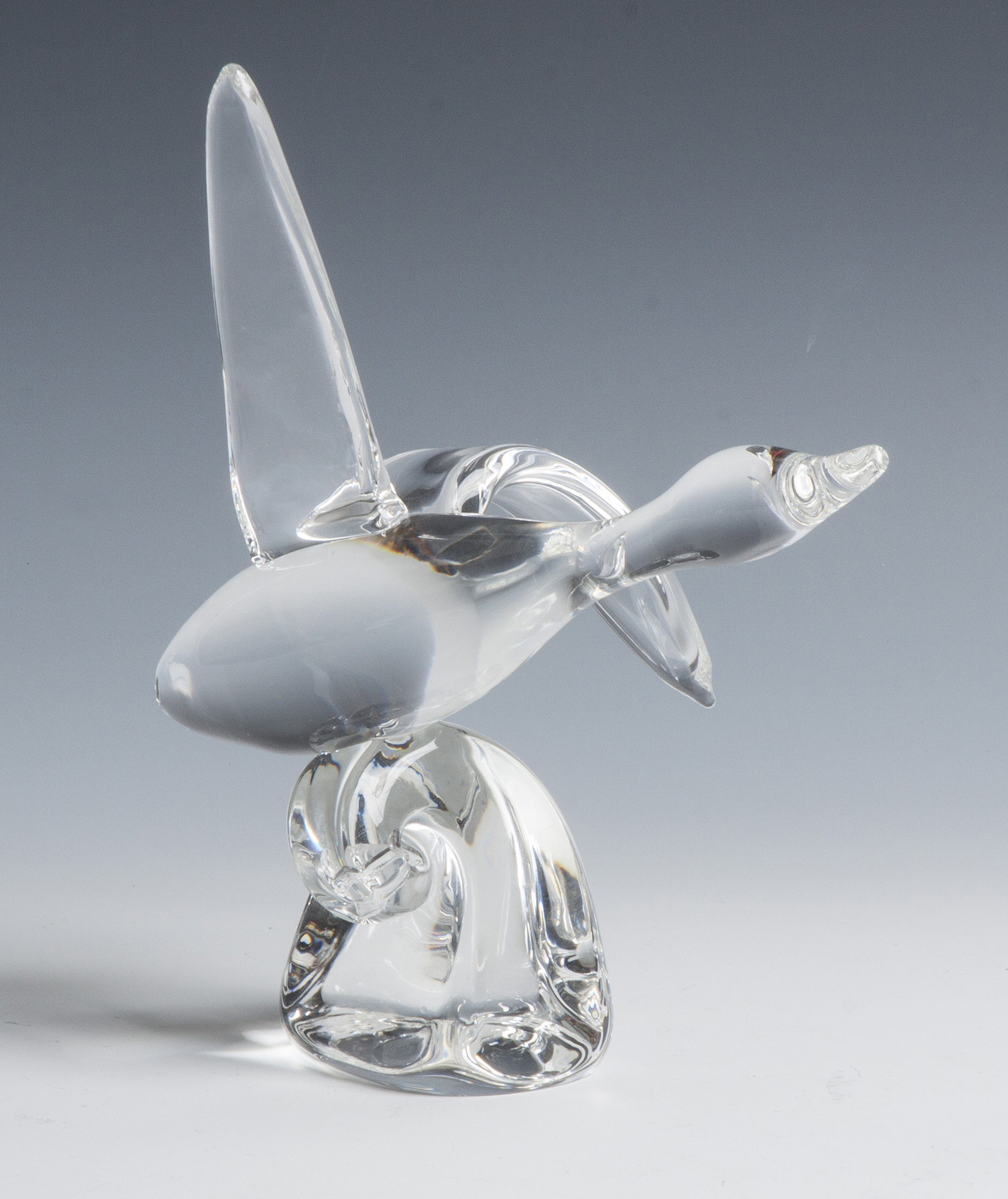 Appraisal: Steuben Crystal Bird in Flight Sgn Steuben