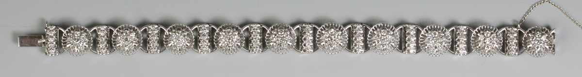 Appraisal: Jabel K White Gold Diamond Bracelet Provenance A Rochester NY